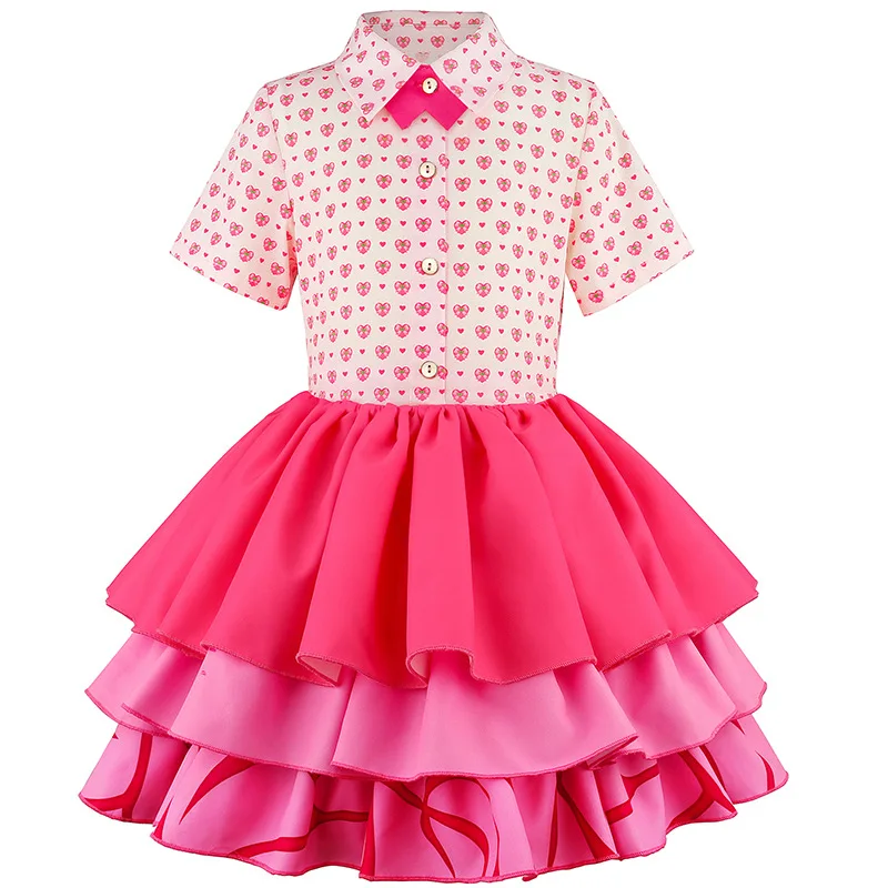 2026 Descendants Filmserie Rollenspielset Wicked Wonderland Cosplay Chloe Rotes Kostüm Kinder Halloween The Rising of Red Outfit – Detail 9