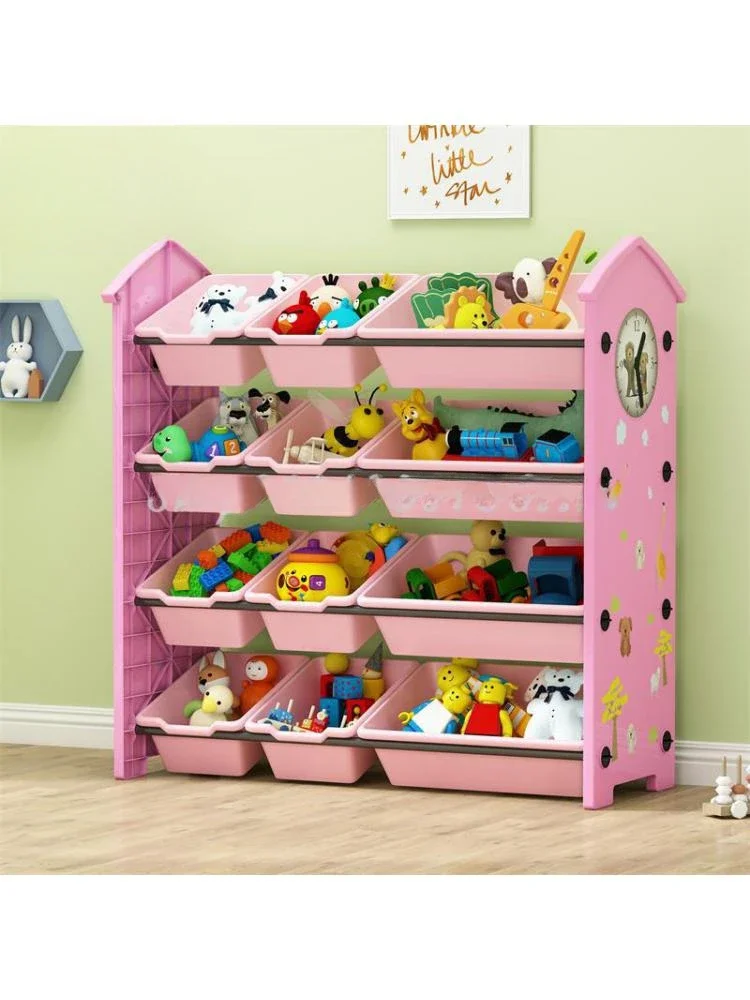 Children's Toy Storage Rack Baby Bookshelf Toy Storage Rack Multi-layer Kindergarten Storage Cabinet