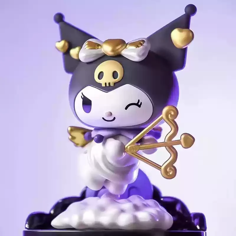 Sanrio Sanurgente Kuromi figurine poupées loup-garou tuer série boîte aveugle figurines d'anime modèle mignon sac Surprise à collectionner