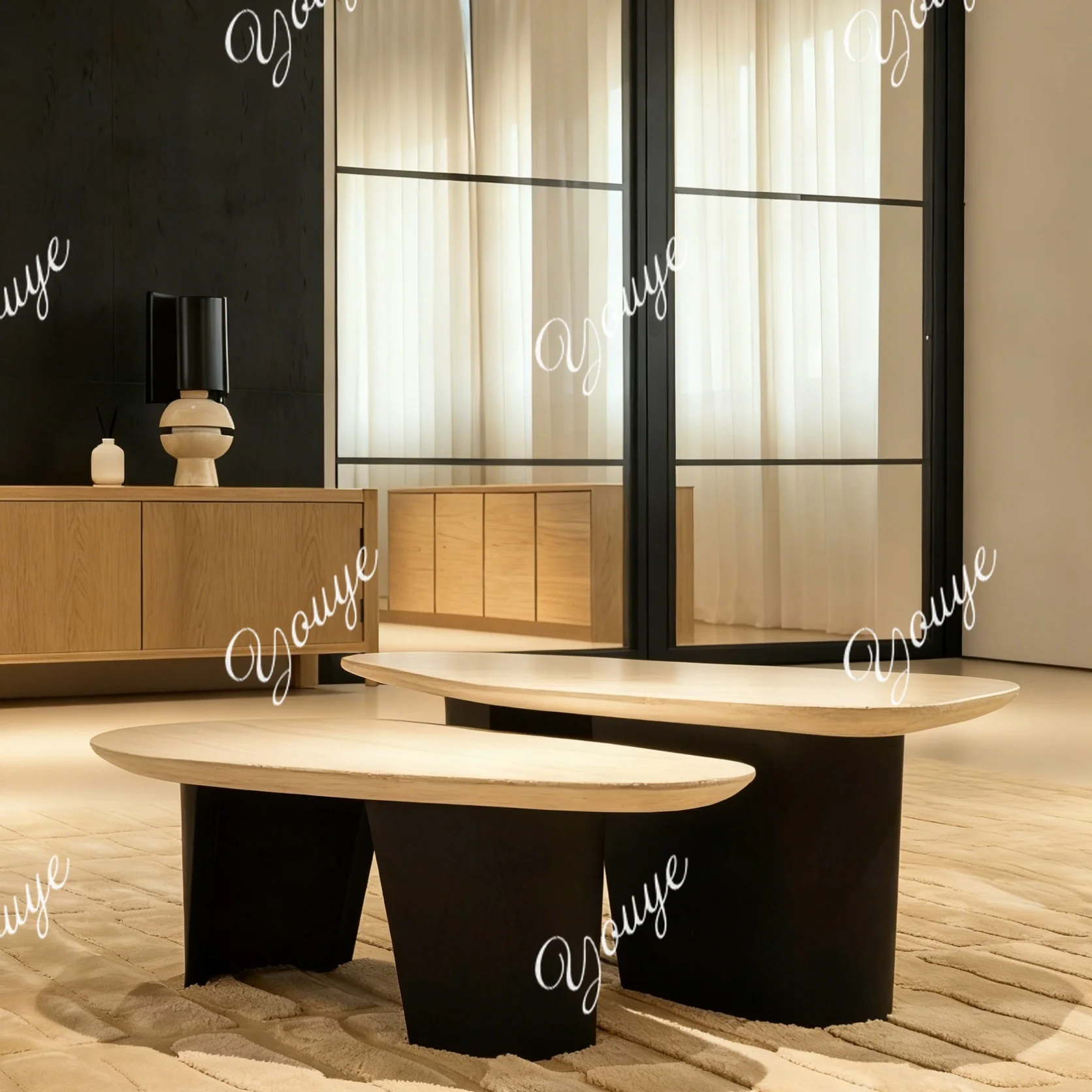 

SX Nordic Solid Wood Coffee Table Living Room Household Small Apartment Modern New Simple Designer Side Table