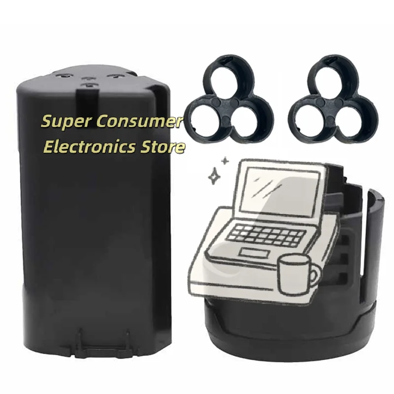 Li-Ion Rechargeable Battery Pack Plastic Shell  12V Lithium Battery Case Screw Free