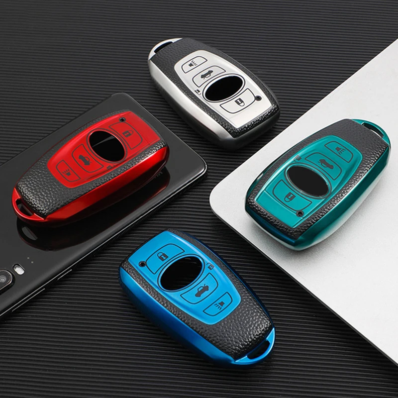 

Car Key Case for Subaru Levorg Brz Wrx Xv Ascent Forester Outback Impreza Legacy Tpu Key Cover Protector Shell Car Accessories