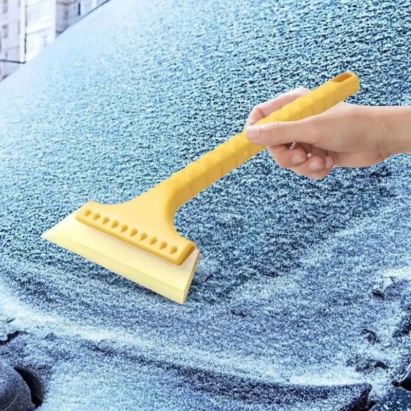 Silicone Snow Brush For Cars Anti-slip Car Ice Scraper Ergonomic Auto Windshield Snow Shovel Winterize Supplies