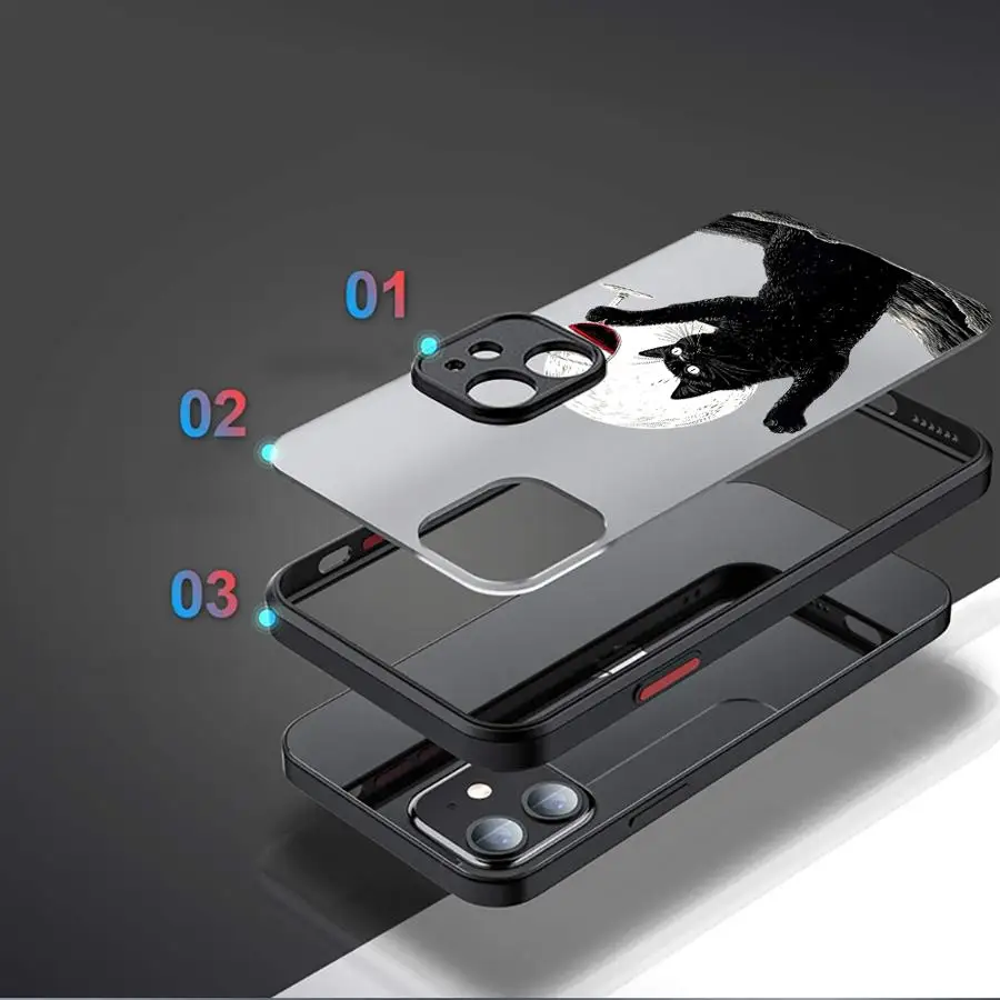 Coque arrière créative à la mode pour iPhone 7 8 16e 12 17 Air 16 Pro Max XS 11 14 13 Mini 15 Plus