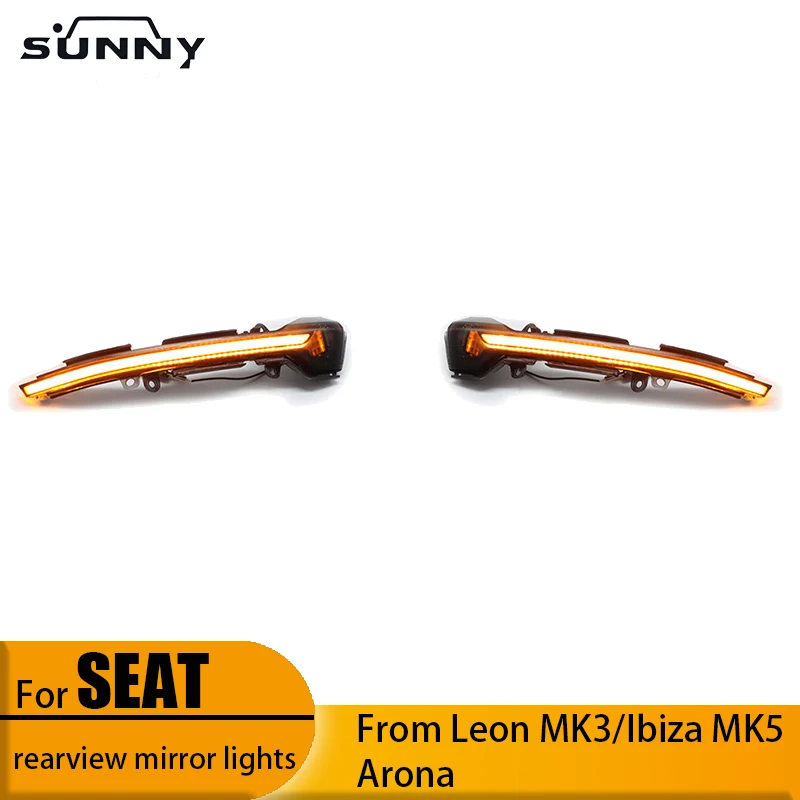 

Для Seat Leon Mk3 5F Ibiza Mk5 Arona зеркало светодиодные ходовые указатели поворота