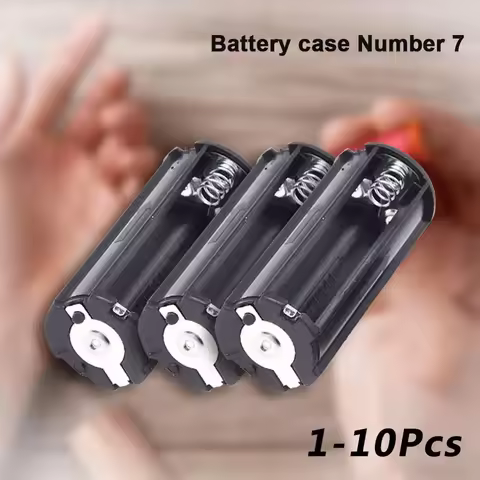 3/10Pcs Black Battery Holder for 3 x 1.5V AAA Batteries Battery Storage Boxes Flashlight Torch 3 x AAA Battery Storage