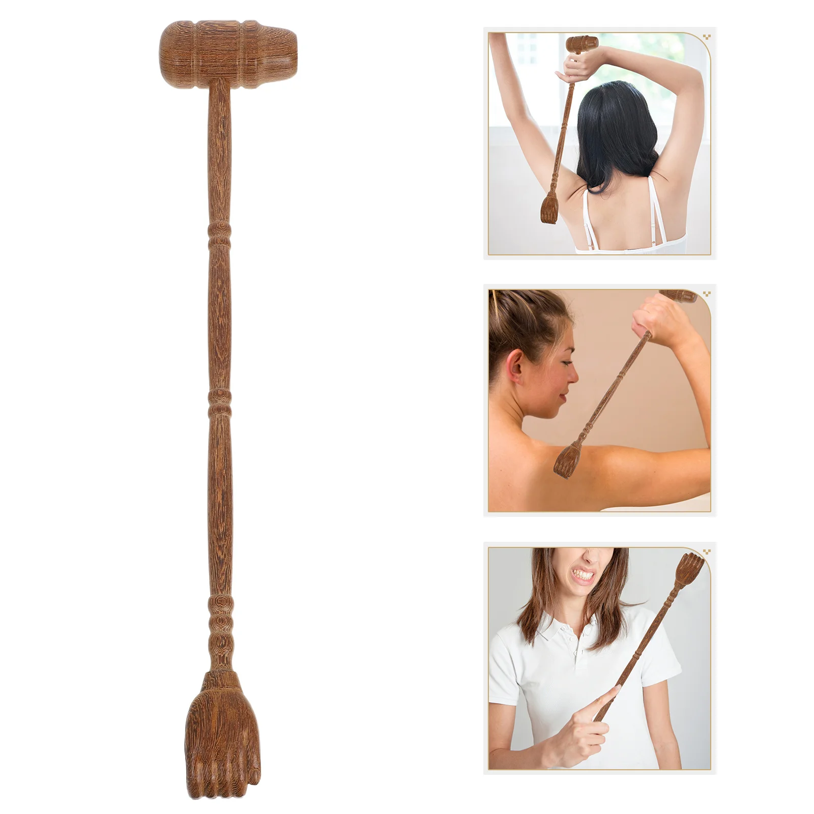 

Деревянный массажер для спины, куриное крыло, деревянный двойной функциональный молоток для спины, скребок для зуда, инструмент для релаксации тела, ручная массажная палочка