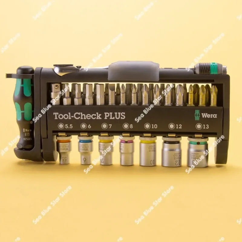 Mini Ratchet Wrench Sleeve Set 8001A Tool-check PLUS 39-piece Set