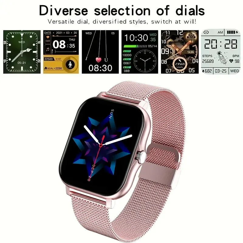 LIGE jam tangan pintar untuk pria wanita, Bluetooth, gelang panggilan, olahraga, kebugaran, hadiah, jam tangan pintar Digital, jam tangan pria wanita