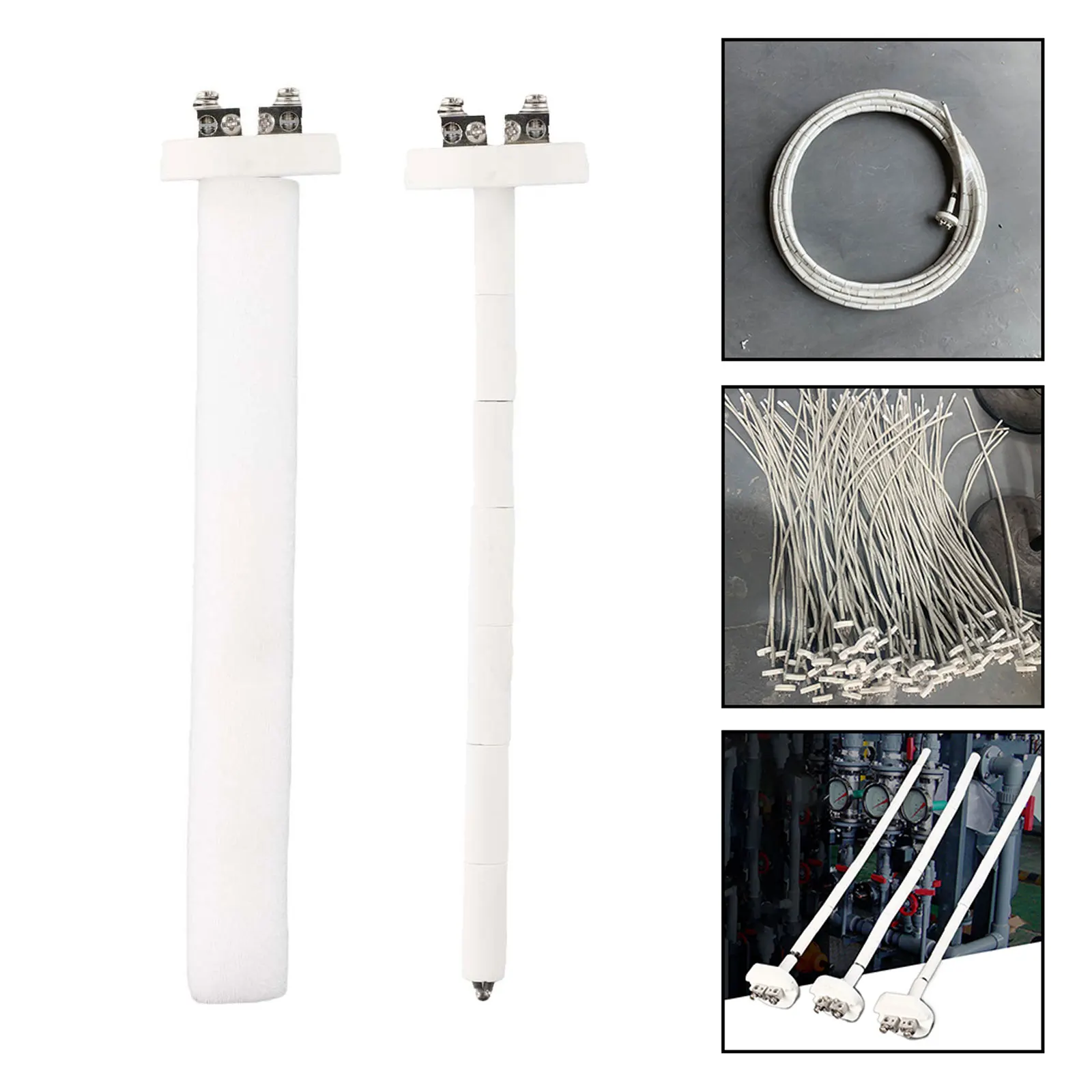 Temperature Sensor High-Temperature Probe For Industrial Use Stainless Steel Braided Versatile Connection Options