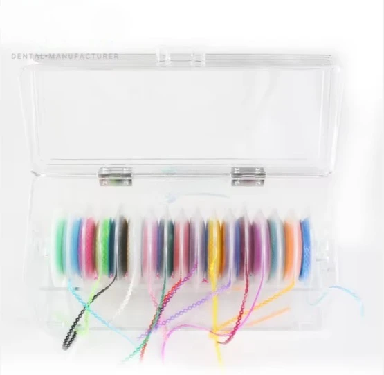 

Continuous elastic long tooth chain reel hot sale dentals orthodontics elastic power chain