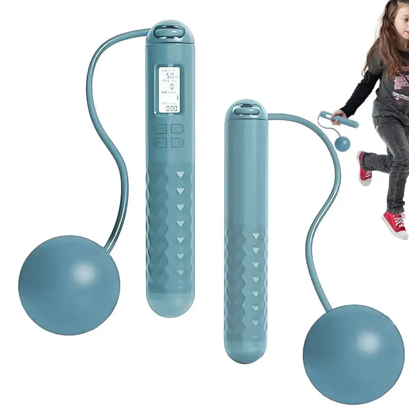 Touwloos springtouw met tegen fitness gewogen springtouw Slim draadloos tellen springtouw voor fitnessaccessoires