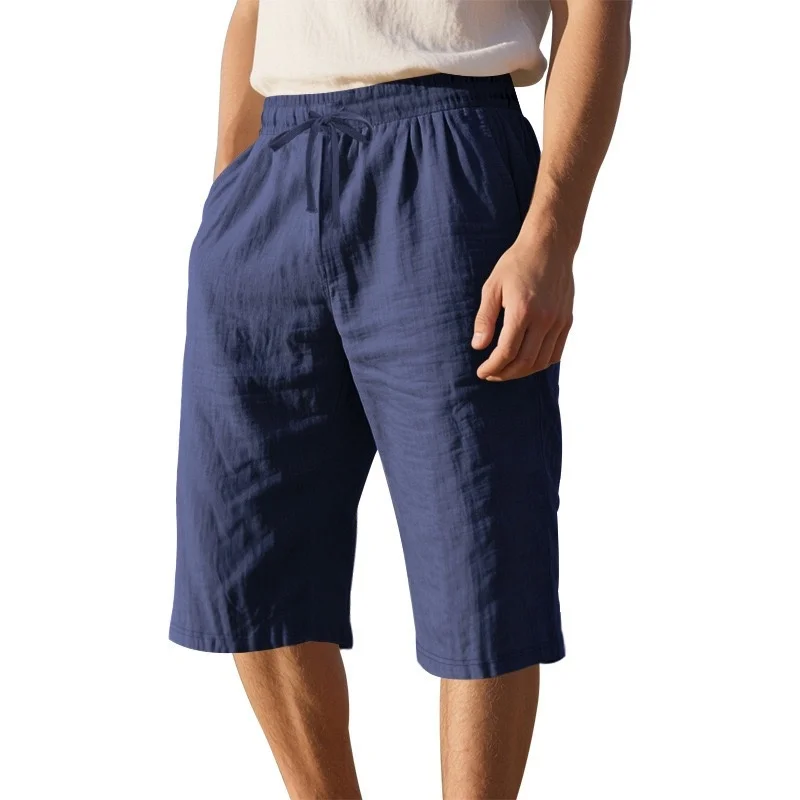 

Men's summer breathable shorts, island beach shorts, men's solid color casual pants, loose and versatile street style shorts