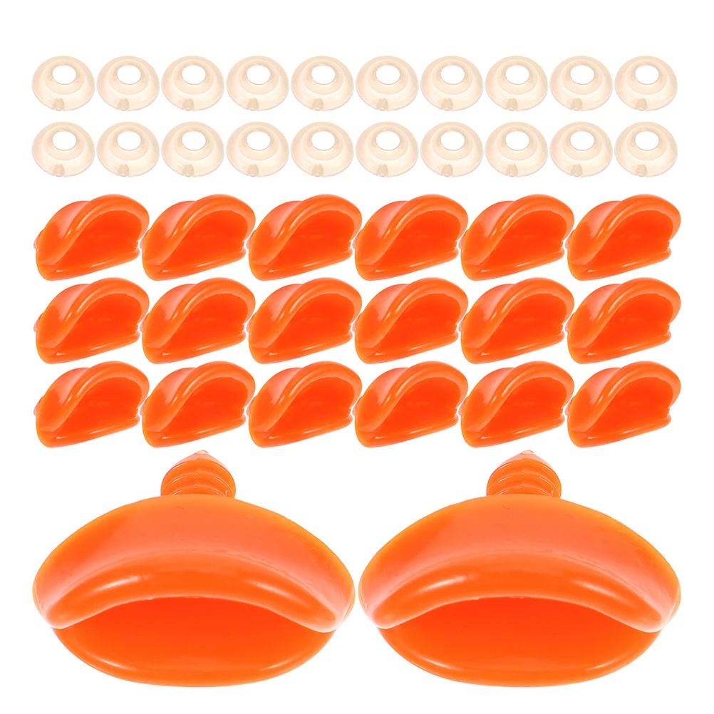 40 قطعة من ملحقات فم البط لتقوم بها بنفسك مجموعة منقار البط مجموعة منقار بلاستيكي لاستبدال مجموعة الحرف التعليمية مونتيسوري #3