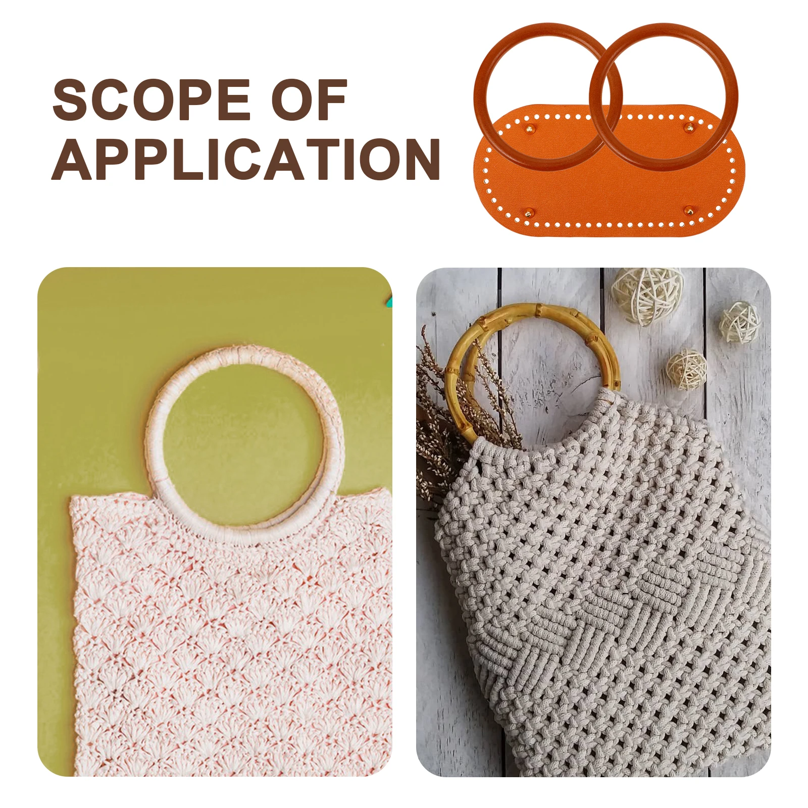 

1 комплект, ручка для рукоделия, искусственное плетение дна, вязанная крючком, корзина для хранения «сделай сам», аксессуары, подходит для начинающих