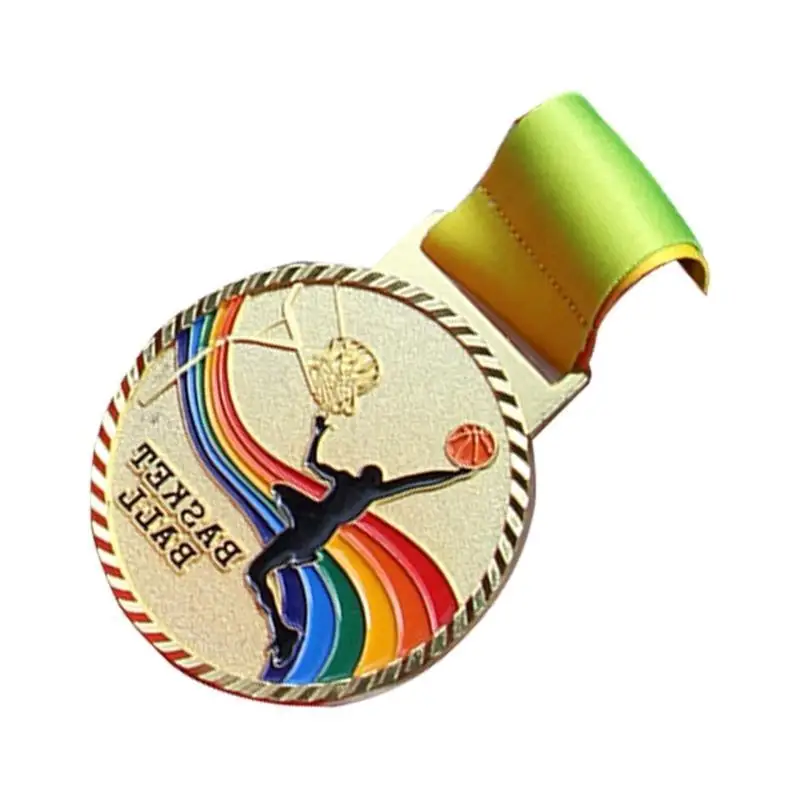 

652F Наградные медали Золотые серебряные бронзовые медали с шейной лентой, Наградные медали для детей-подростков