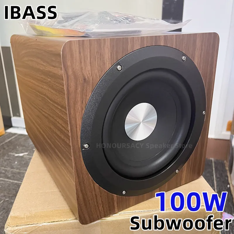 

Active HIFI Subwoofer 6.5 Inch Woofer 100W Audio Speaker for Amplifier Home Theater Loudspeaker Stereo Strong Bass Music Player