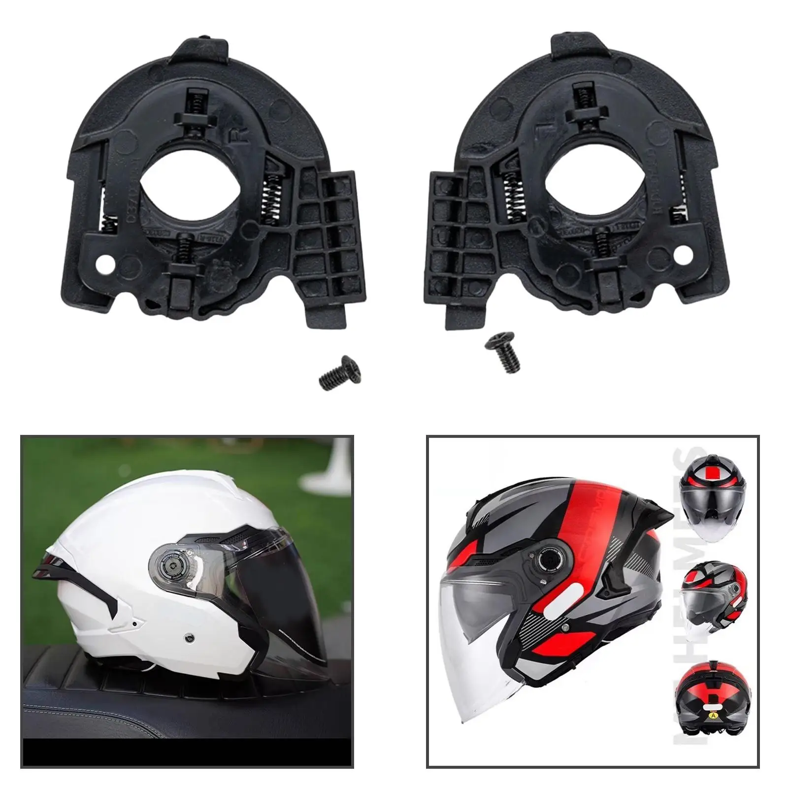 Professional Helmet Visors Shield Base Left and Right Easy Install Guard for MT COSMO SV Riding
