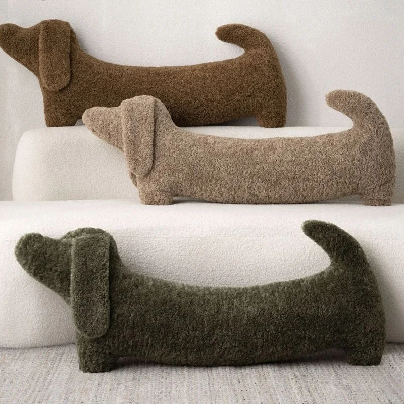 

Sausage Dog Long Pillow Sofa Cushion Bed Headboard Leg Clamp Birthday Gift