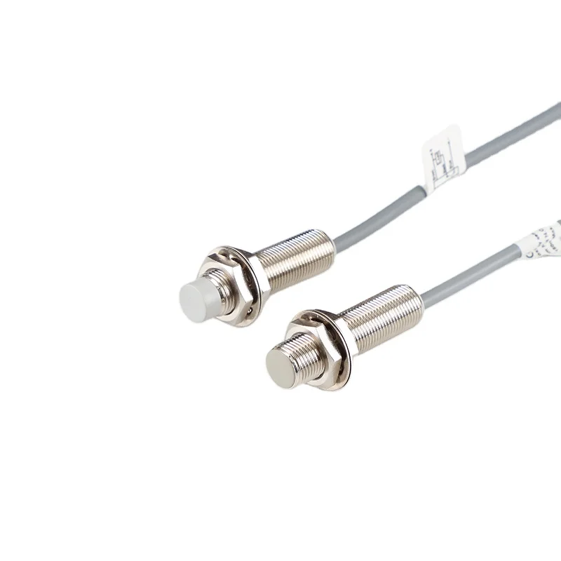 M12 IP67 Waterproof Inductive Proximity Sensor, 10-30V 3-wire System, 2mm-10mm Distance Measurement, Dual Installation Design
