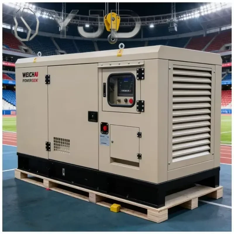 Small Household Hot-Selling Portable 220V/400V 20-80KW 60Hz Open Frame ATS Silent Diesel Generator Set
