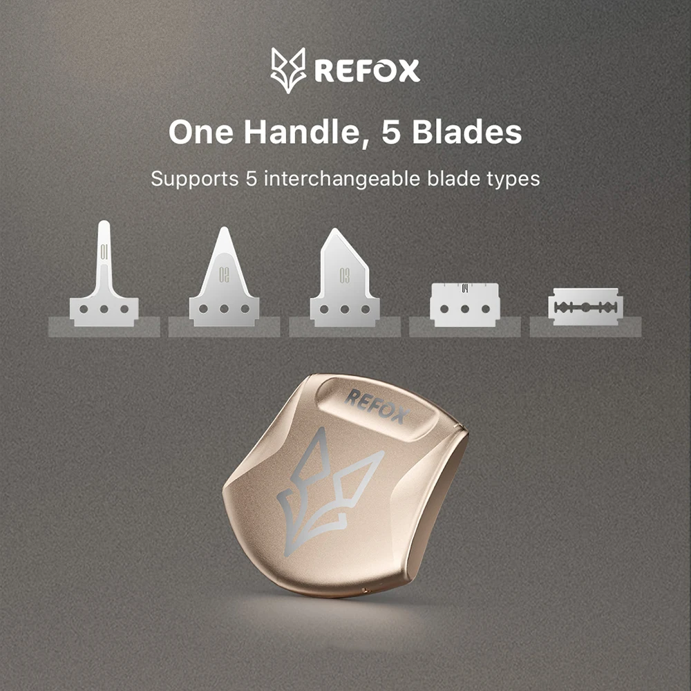 Refox RS70 CPU NAND Glue Removal Blade Rear Glass Disassembly Tool Motherboard BGA Chip Scraper Pry Knife Repair Tool