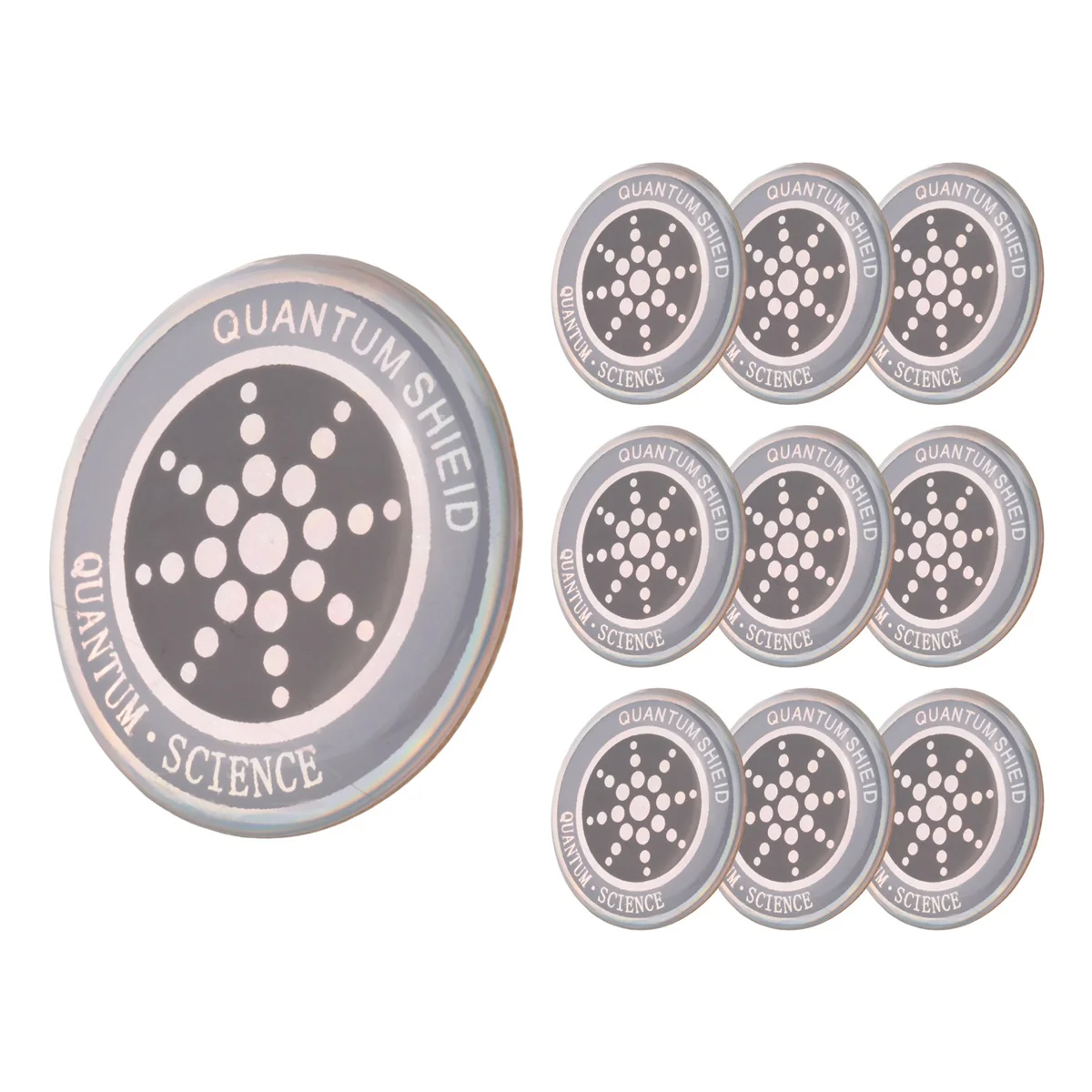 10PCS EMF Protection Sticker Anti Radiation Cell Phone Sticker per telefono Laptop iPad e tutti i dispositivi elettronici