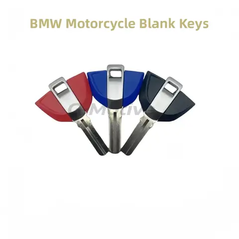 3pcsFor BMW  R1200RT K1600GTL S1000RR R1200GS R1250GS ADV Blank Key Motorcycle Replace Uncut Keys can be placed anti-theft chip