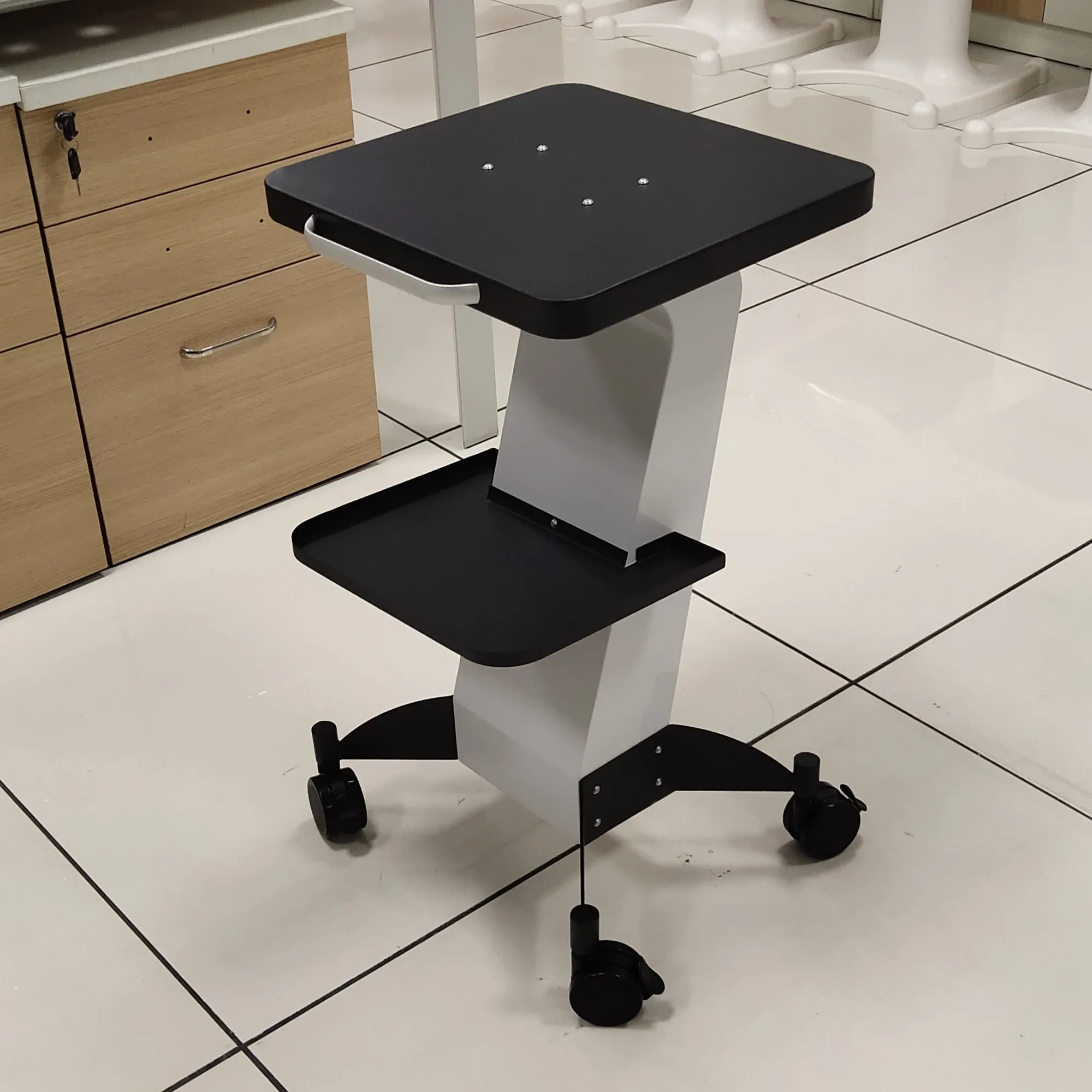 

Rolling Trolley Cart for Beauty Salon Equipment, armazenamento Rack, Organizador Stand, Spa Cart