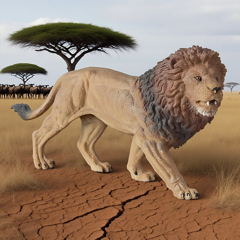 Oenux Afrika Vahşi Hayvanlar Zebra Aslan Kaplan Zürafa Antilop