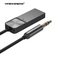 Aux Bluetooth-Compatible 5.0 Receiver Adapter USB Dongle Cable For Car kit 3.5mm Jack Speaker Stereo Audio Music Receiver
