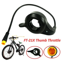 Ebike Thumb Throttle FT-21X Thumb Finger Throttle 3 Pin Waterproof Connector Accelerator Electric Bicycle Accessories