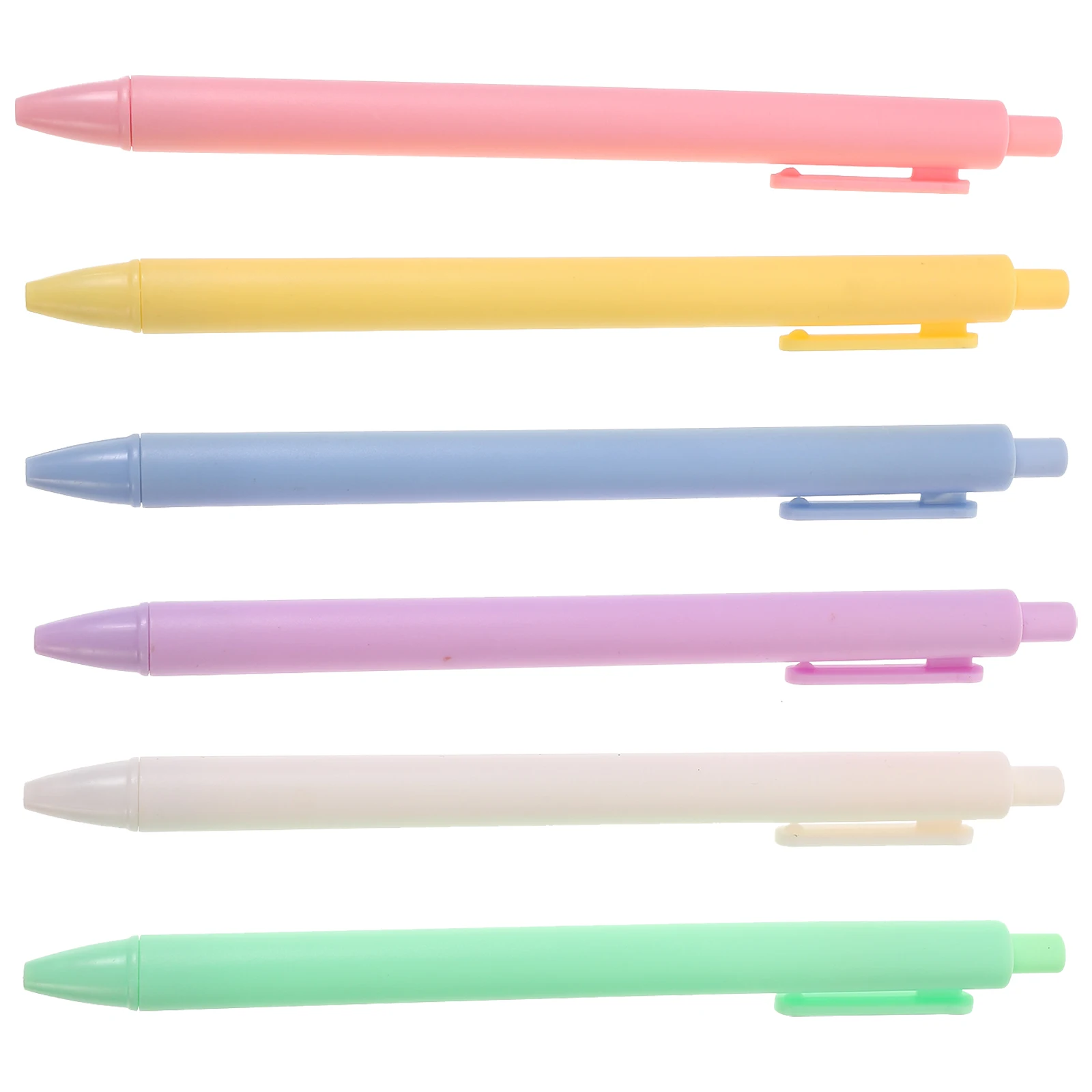 

6 Pcs 0 5mm Neutral Pen Macaroni Candy Colors Click Erasable Gel Pen School Office Writing Tools Student Supplies