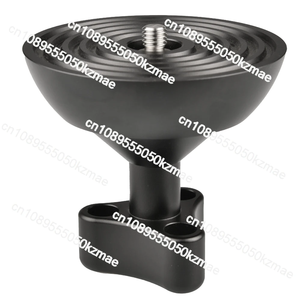

100Mm Video Bowl Dome Adapter, 3/8 Inch to Weifeng Bogan Tripod Stud Mount Adapter for Camera Tripod Head Dot Base