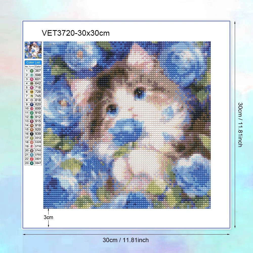 ภาพวาดเพชร AB ลายแมวน่ารัก แบบ - Wallpaper Art And Craft บทวิจารณ์และราคา