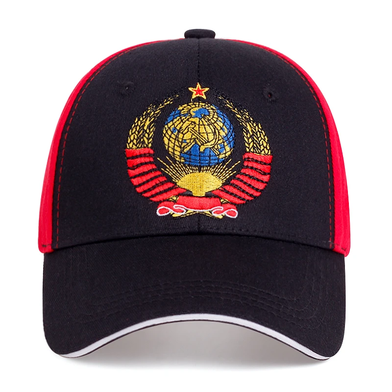 New Unisex CCCP National Emblem Baseball Cap Men Women Cotton Snapback Hat Outdoor Visor Sun Hats Adjustable Fashion Hip Hop Hat