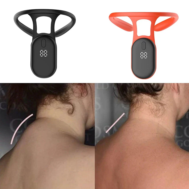 Smart Posture Corrector Miicro Vibration Posture Training Reminder Sensor Back Posture Neck Hump Corrector for Adult Kids