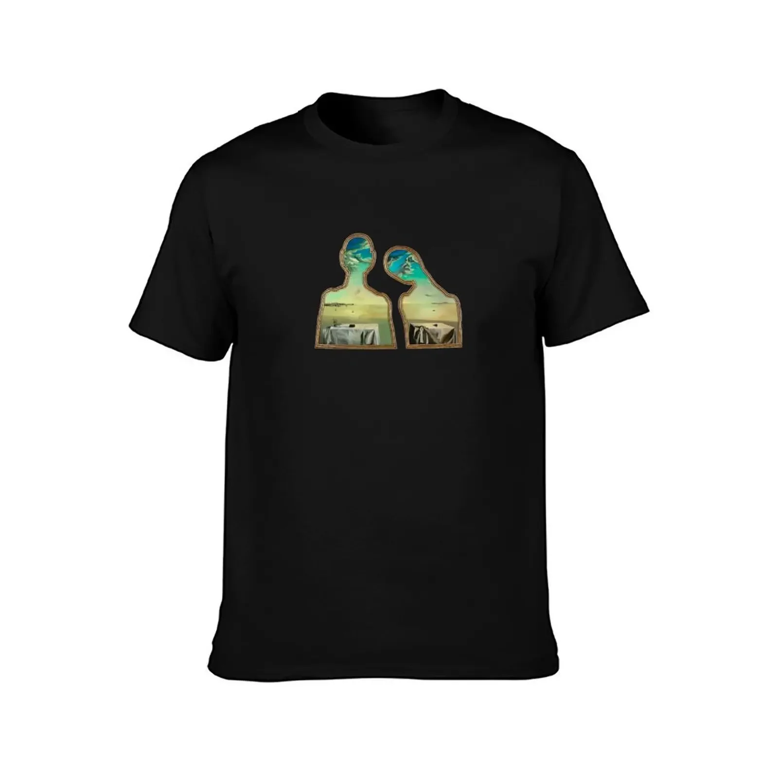 Salvador Dalí - Couple aux têtes pleines de nuages T-Shirt oversized t shirt new gifts and t-shirts outfits for men