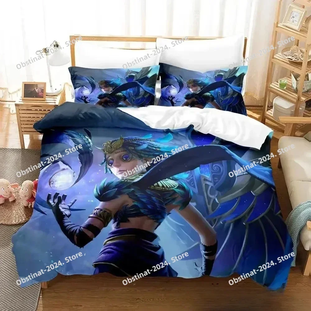 

Game Identity V Anime Bedding Set Printed single Comforter Quilt Bed Cover Duvet Cover Pillow Case 3 Pieces Sets Kids Adult Size