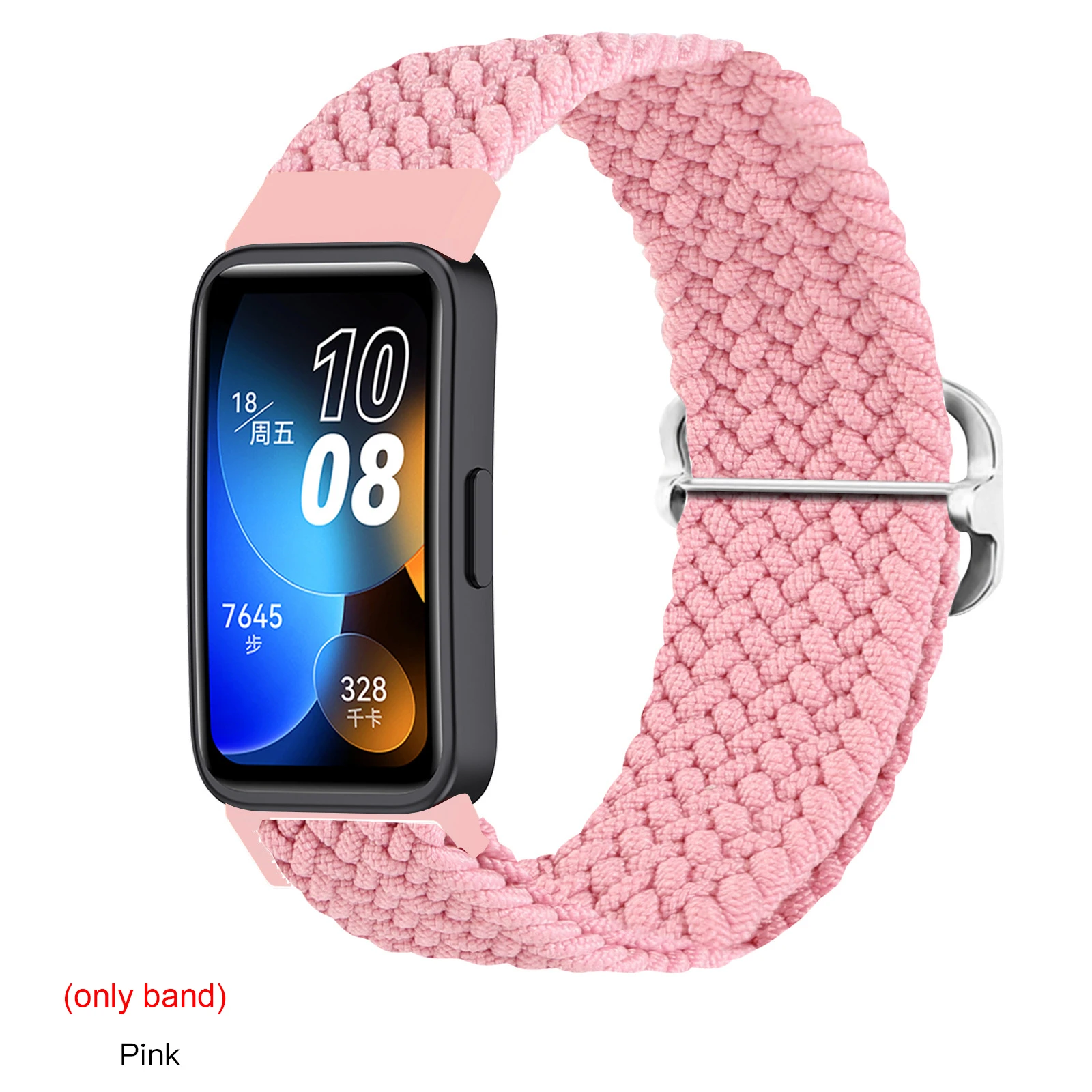 Solo Nylon Band für Huawei Band 8 geflochtene Sport Frauen Männer Uhr Armband Armband Schleife für Huawei Band 8 Teile