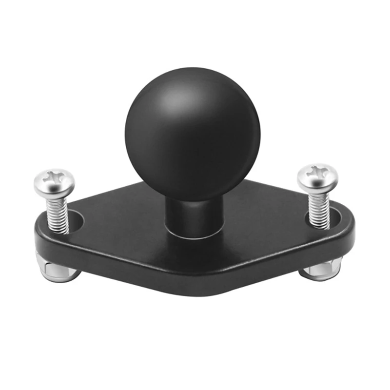 Diamond Aluminum Alloy Ball Base with 1" 25mm Ball Mount Compatible with RAM Mount Support Double Socket Arm