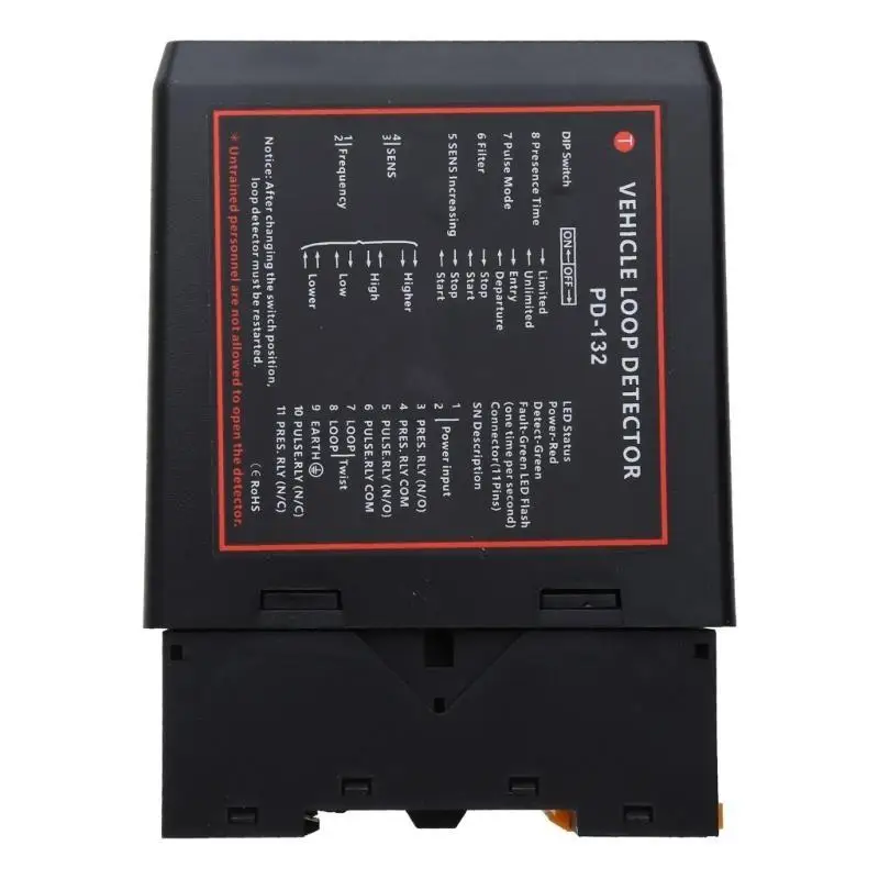 

R9UF Single Channel Loop Detector for Car Parking Lot Vehicles Loop Detector PD132
