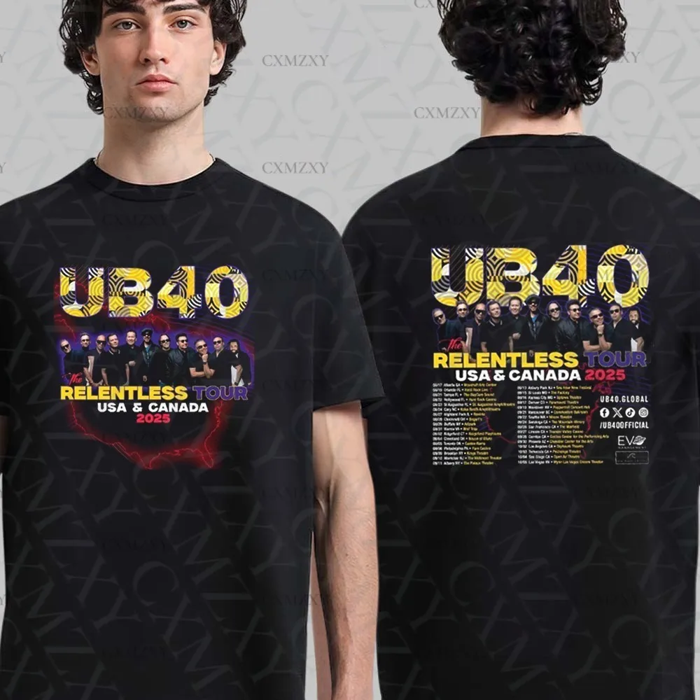

UB40 Band - The Relentless Tour 2025 Unisex 100% Cotton T-Shirt