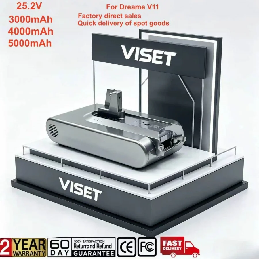 

100% Original Replacement Battery for Dreame V11 V11SE V12 VVT1 VVN6 VVN5 VVA1 V12pro Wireless Vacuum Cleaner 18650 Battery Pack