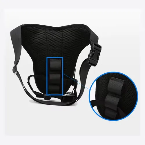 Imagen 2 del producto Nuevo Riñonera para motocicleta, bolsa para pierna, bolsa para deportes al aire libre, bolsa táctica de viaje, bolsa impermeable para motocicletas E