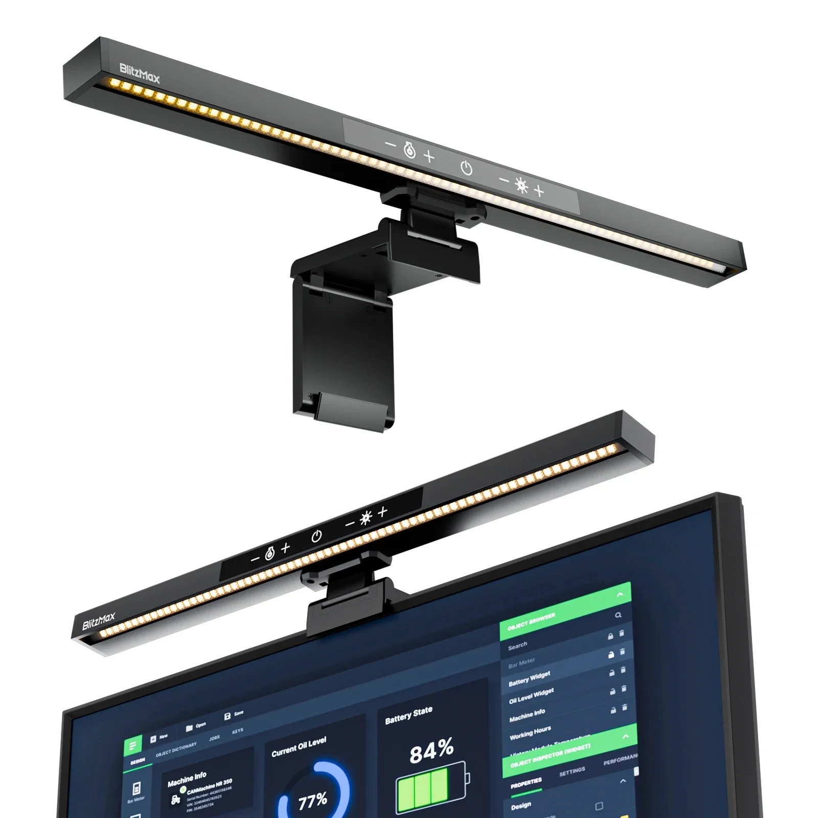 

BM-ES1 PLUS Computer Monitor Light ,Wireless Remote Control Multiple lamp Dimmer , E-Reading Hanging Light Noguchi lamp D lamp