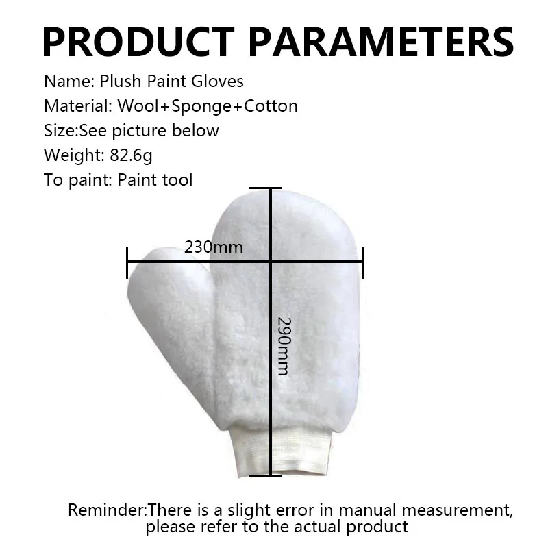 Wetool-guantes profesionales de felpa para pintura, esponja de algodón, antifugas, resistentes al desgaste, accesorios para herramientas de cepillado