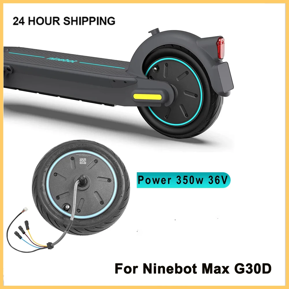 Original Motor 350W 36V For Ninebot Max G30D KickScooter Electric Scooter 10 Inch Engine Motor Wheel Assembly