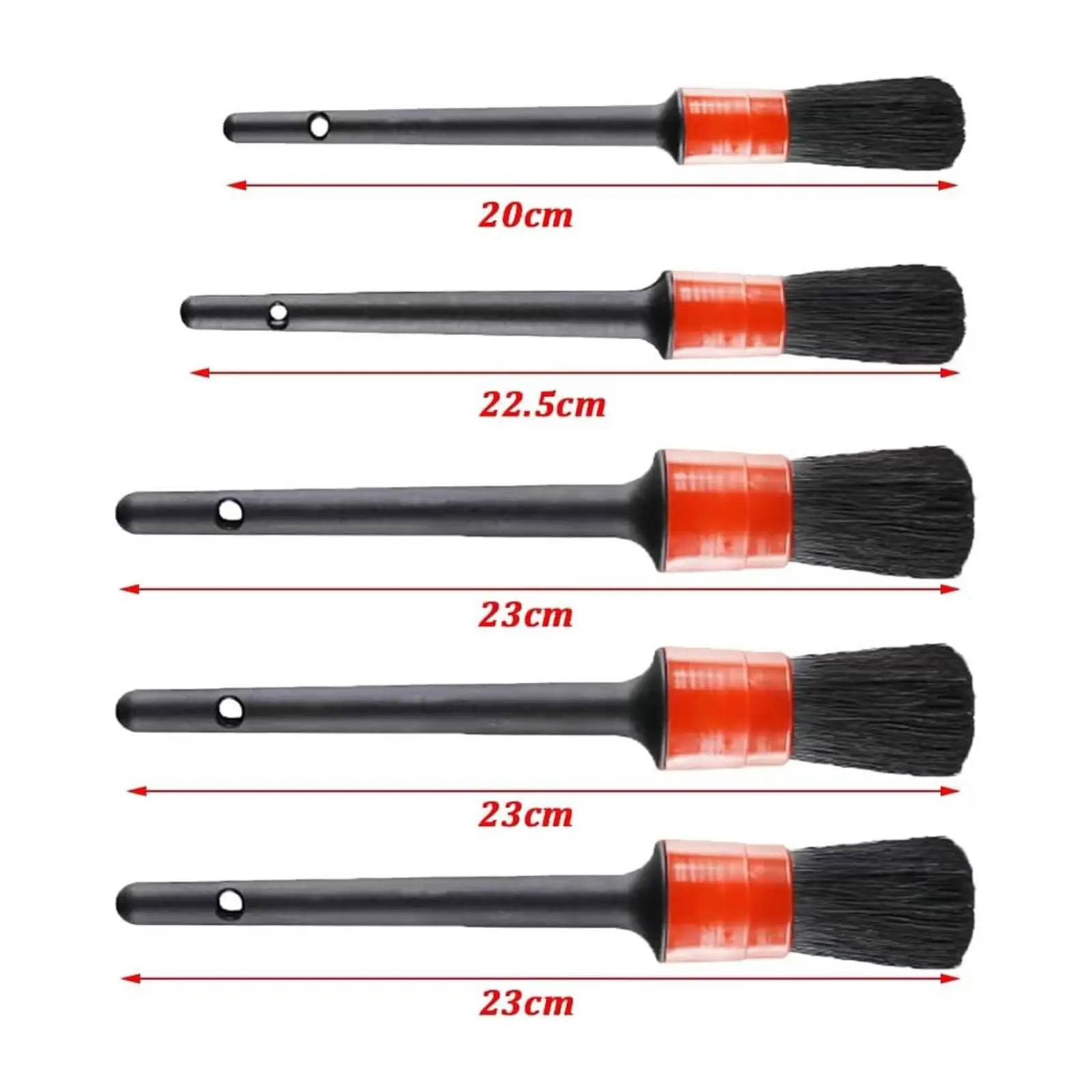 

26 Pieces Automotive Cleaning Brush Set Simple Installation Lightweight for Trucks Bicycles Multipurpose Detail Brush Accessory