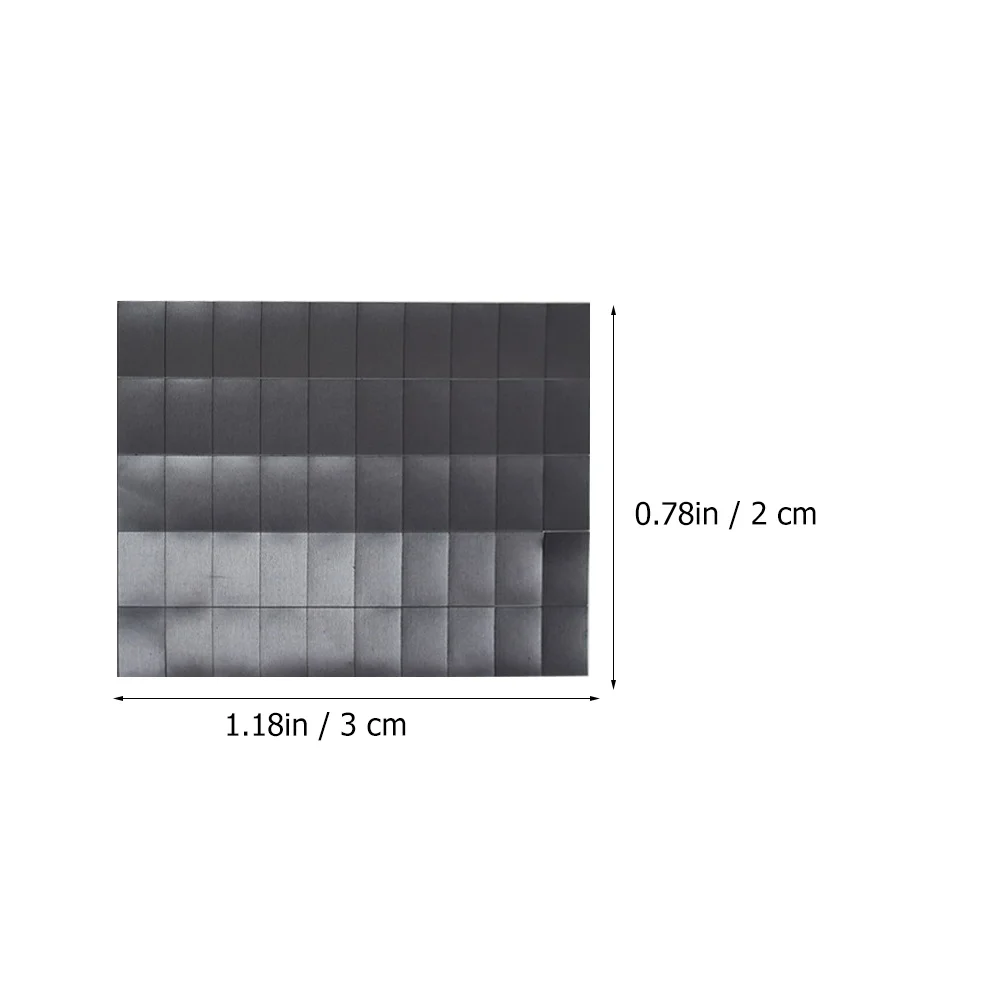 250 قطعة من أوراق مغناطيسية ذاتية الصنع مغناطيس لاصق مرن على الوجهين لبطاقات الصور ولوحة إعلانات الثلاجة للاستخدام المكتبي #5